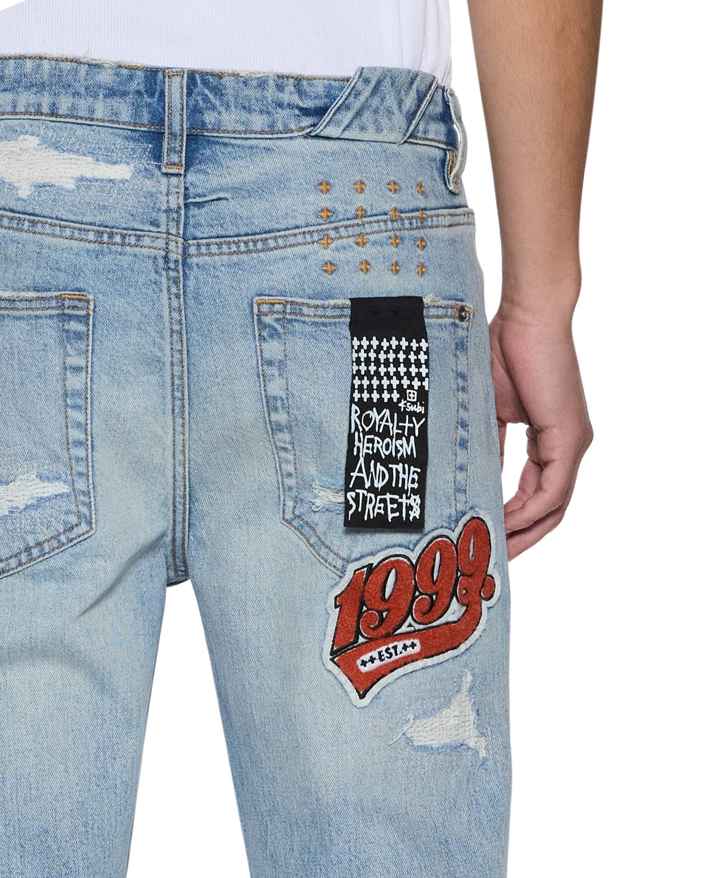 MENS CHITCH MANHATTAN REPAIR DENIM JEANS
