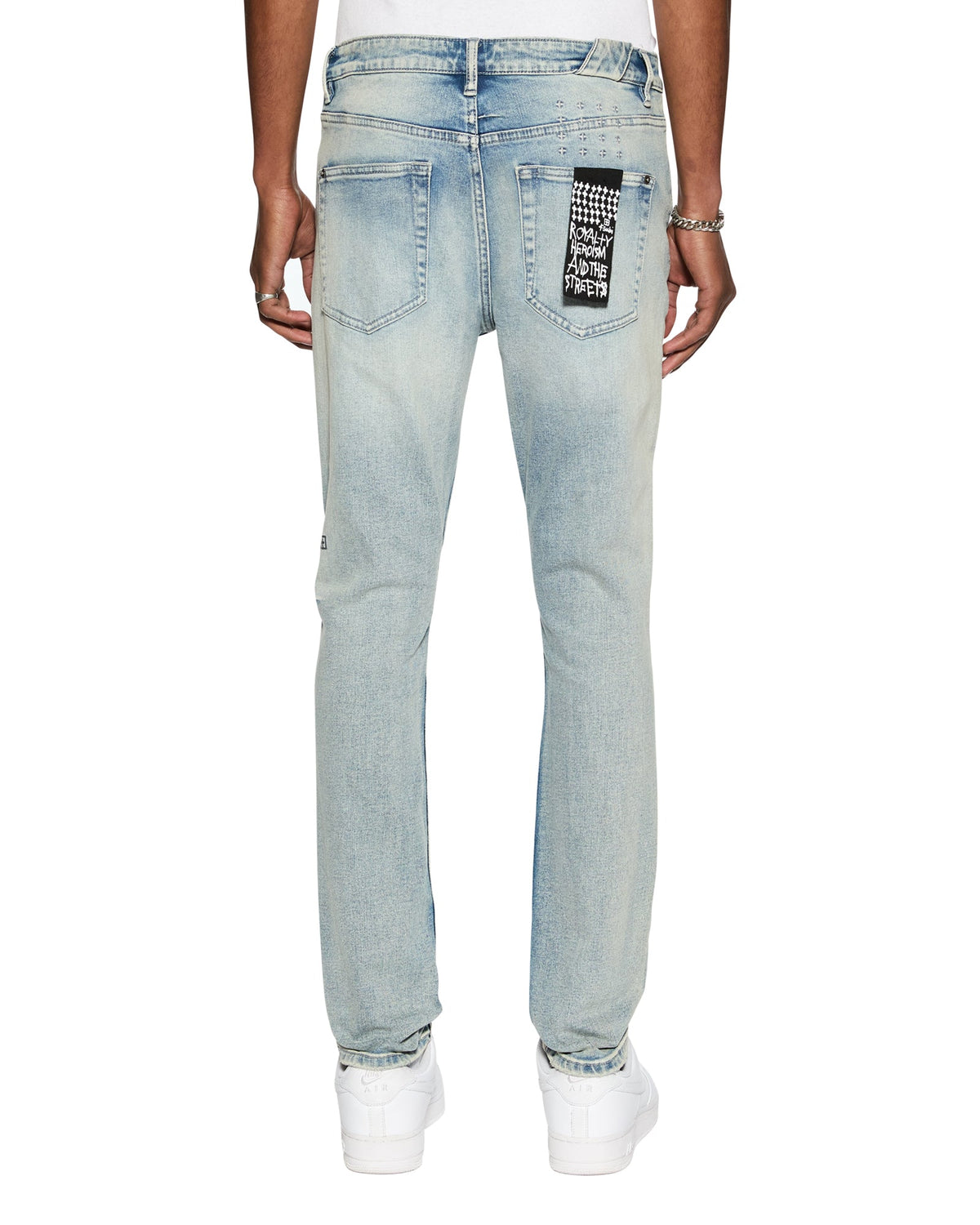 MENS CHITCH PUNK BLUE DENIM JEANS