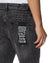 MENS  CHITCH SELVEDGE REPLIKA BLACK SLIM DENIM JEANS