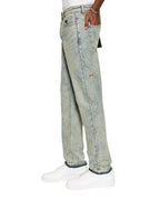 Mens Chitch Stagelight Studded Slim Denim Jeans - Denim
