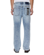Mens Hazlow Bunker Blue Straight Denim Jeans - Denim