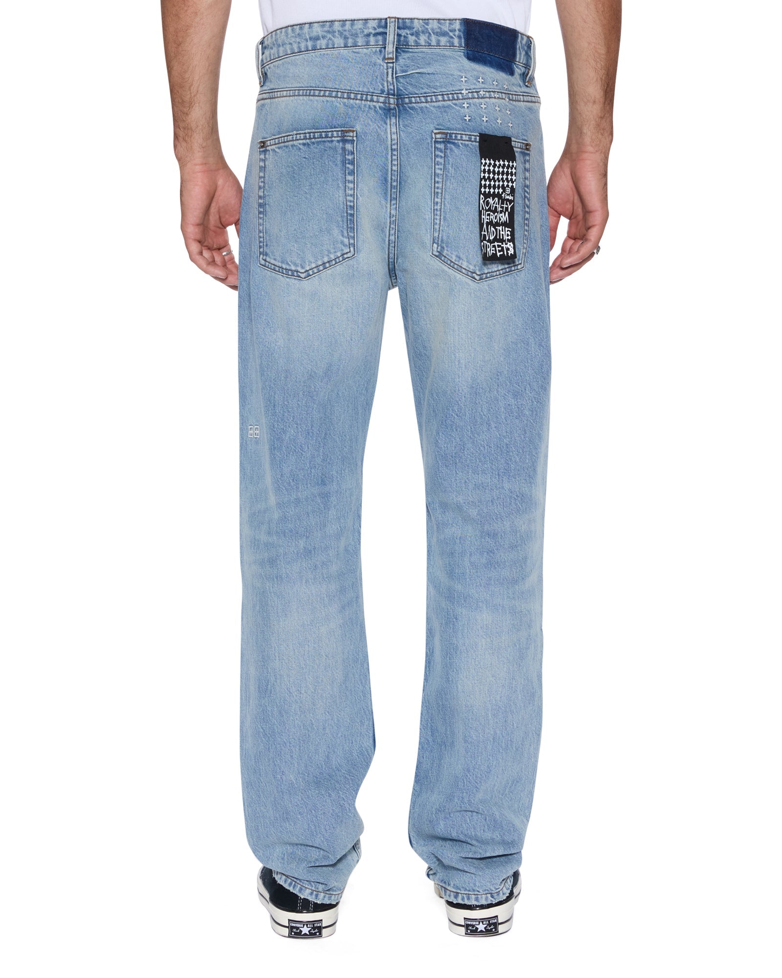 MENS  HAZLOW STRIKER STRAIGHT DENIM JEANS