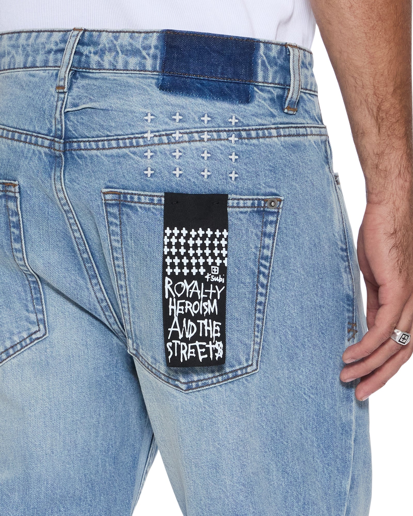 MENS  HAZLOW STRIKER STRAIGHT DENIM JEANS