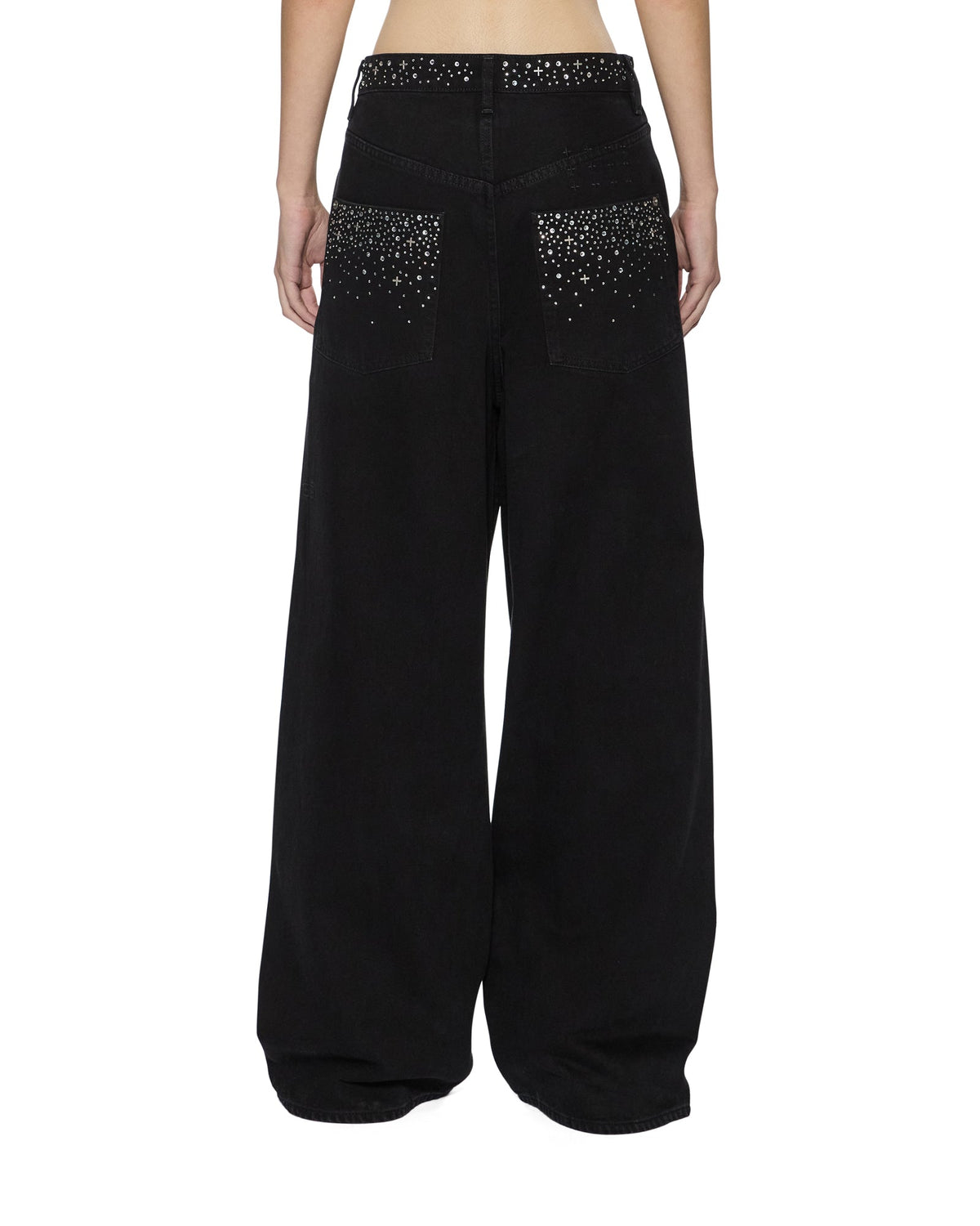 WOMENS KSUPER RENAISSANCE JET BLACK DENIM JEANS