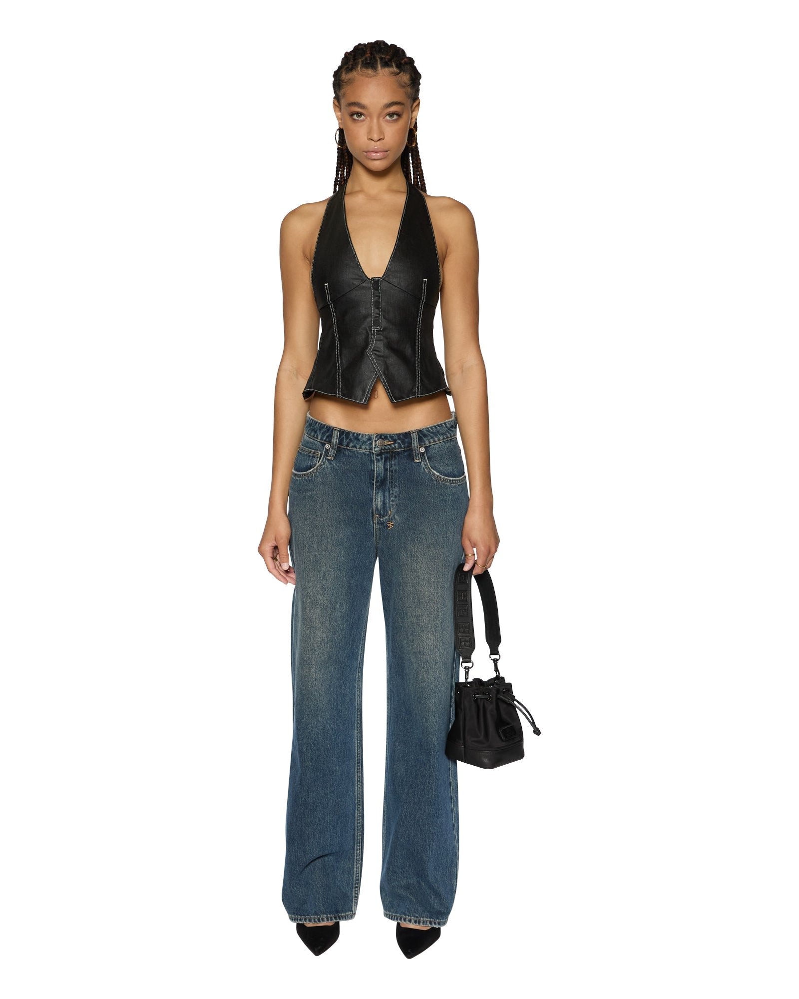 WOMENS LOW RIDER SANDSTORM DENIM JEANS