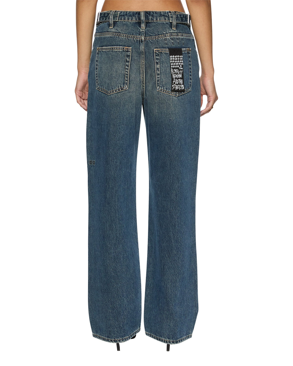 WOMENS LOW RIDER SANDSTORM DENIM JEANS