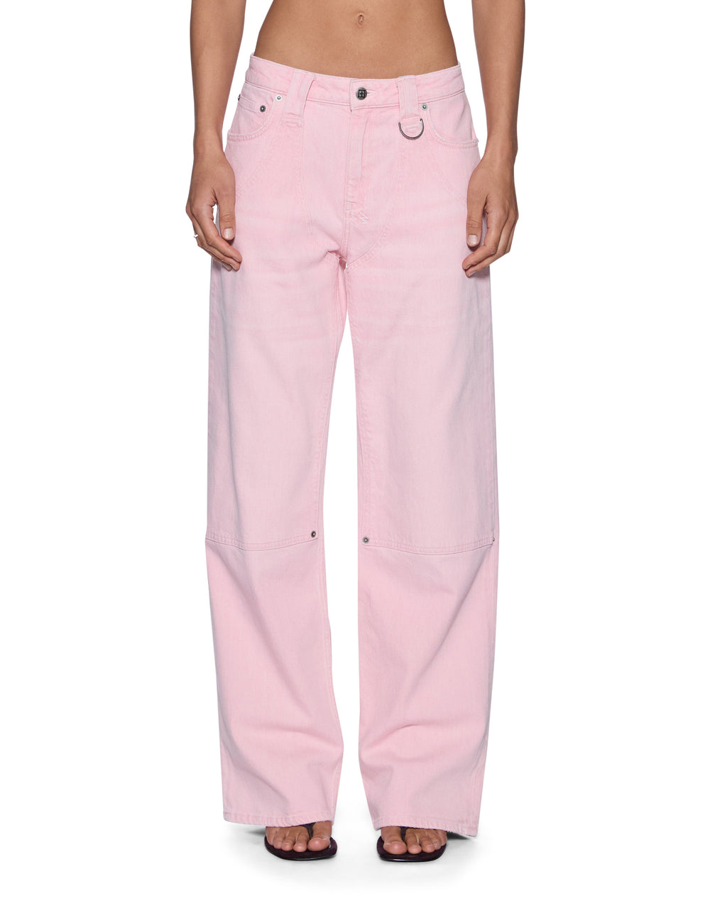 WOMENS LOW RIDER JEAN CARPENTER QUARTZ DUST DENIM JEANS