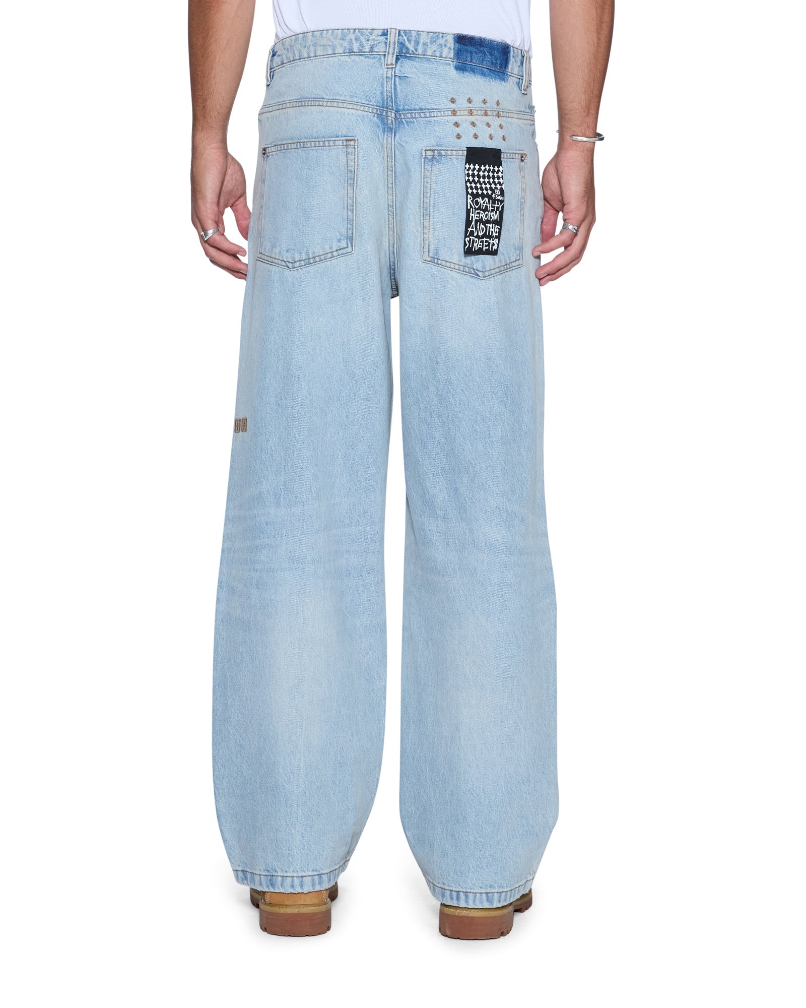 Mens Maxx Krystal Baggy Denim Jeans | Ksubi ++