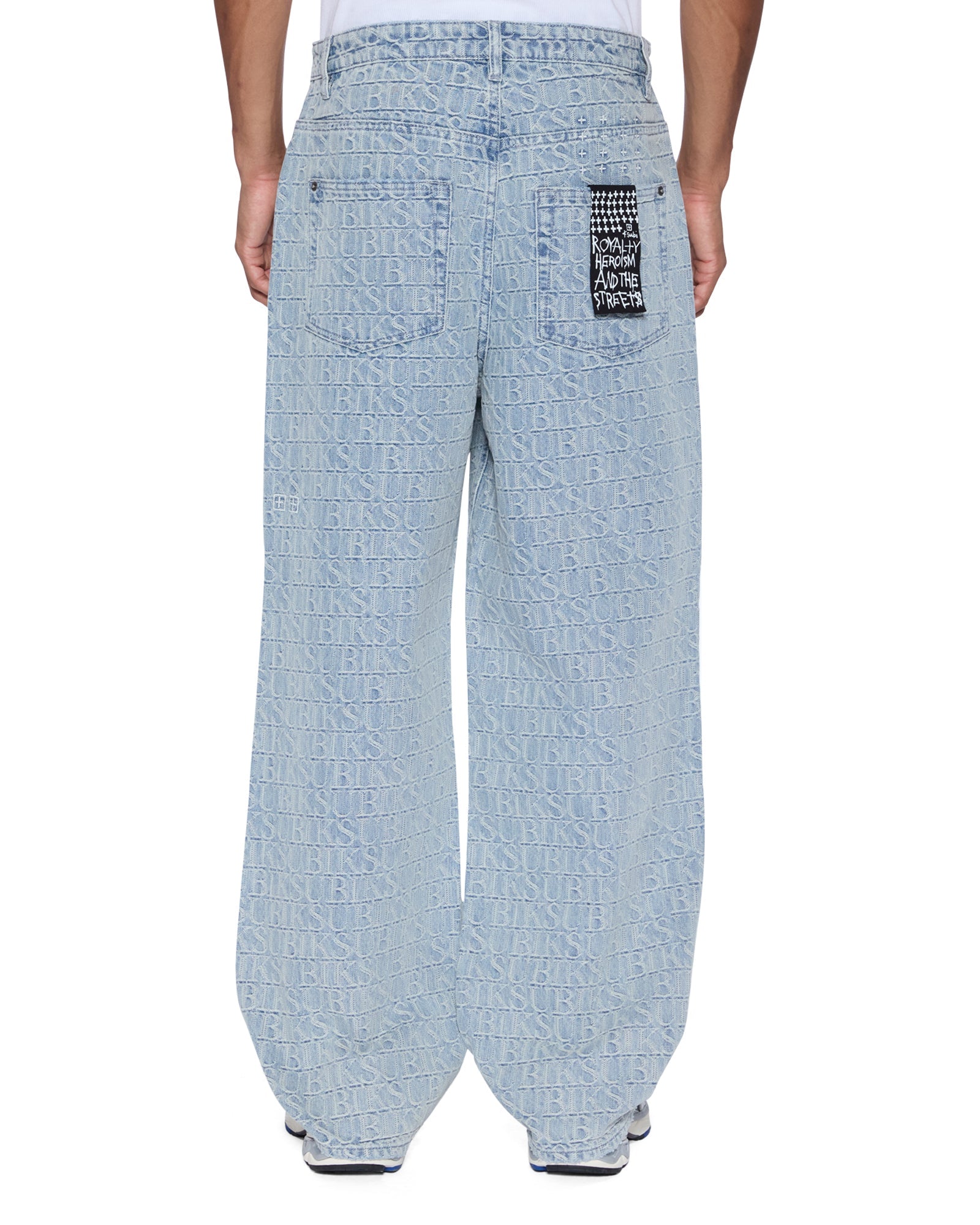 MENS  MAXX TILE BAGGY DENIM JEANS