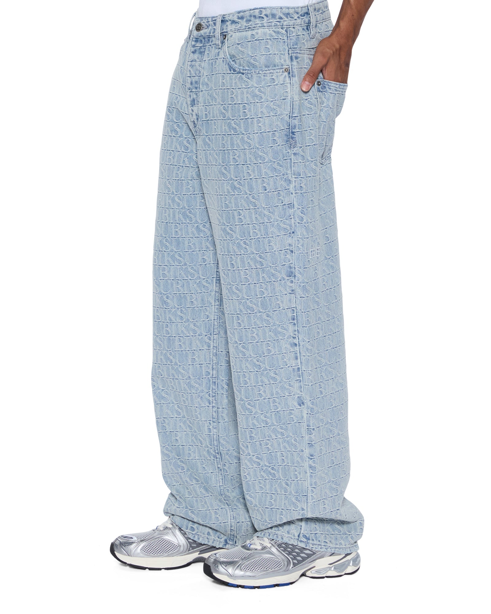 MENS  MAXX TILE BAGGY DENIM JEANS