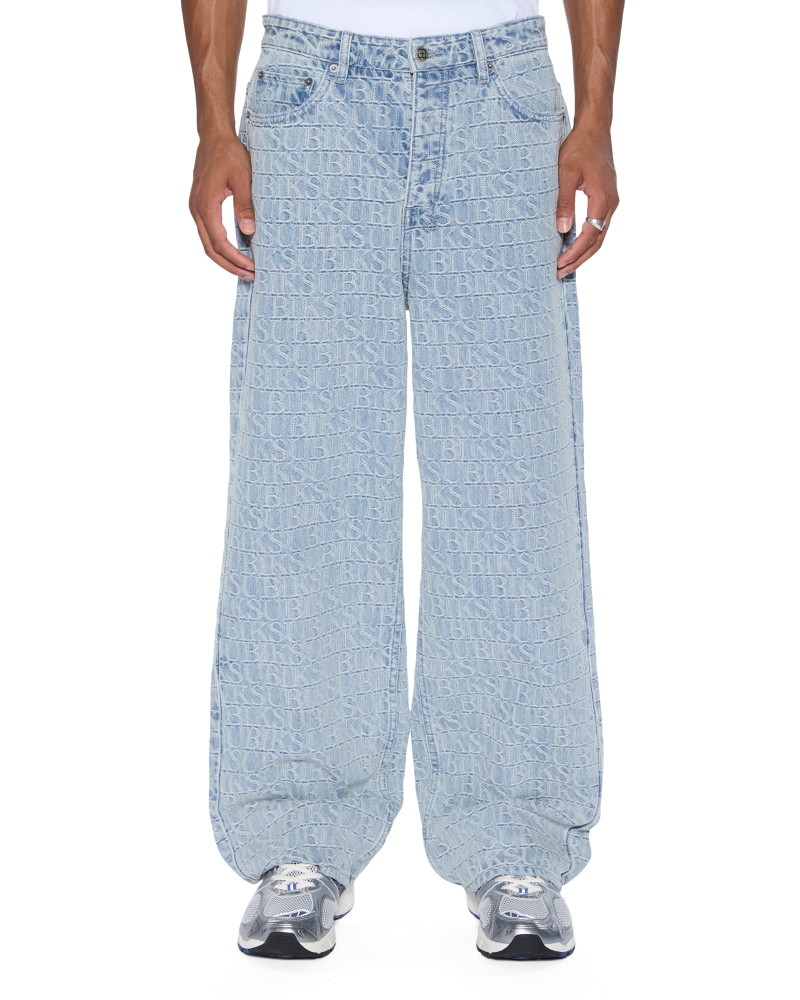 MENS  MAXX TILE BAGGY DENIM JEANS