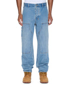 Mens Operator Pant True Relaxed Denim Jeans - Denim