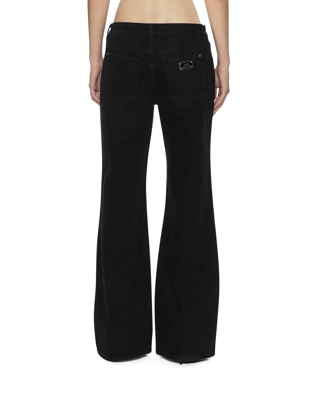 WOMENS SOHO LO JET BLACK DENIM JEANS