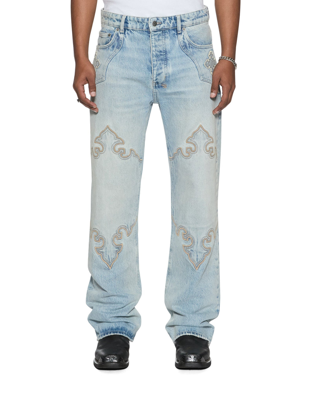 MENS TORO KRYSTAL BLUE DENIM JEANS