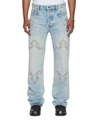 MENS TORO KRYSTAL BLUE DENIM JEANS