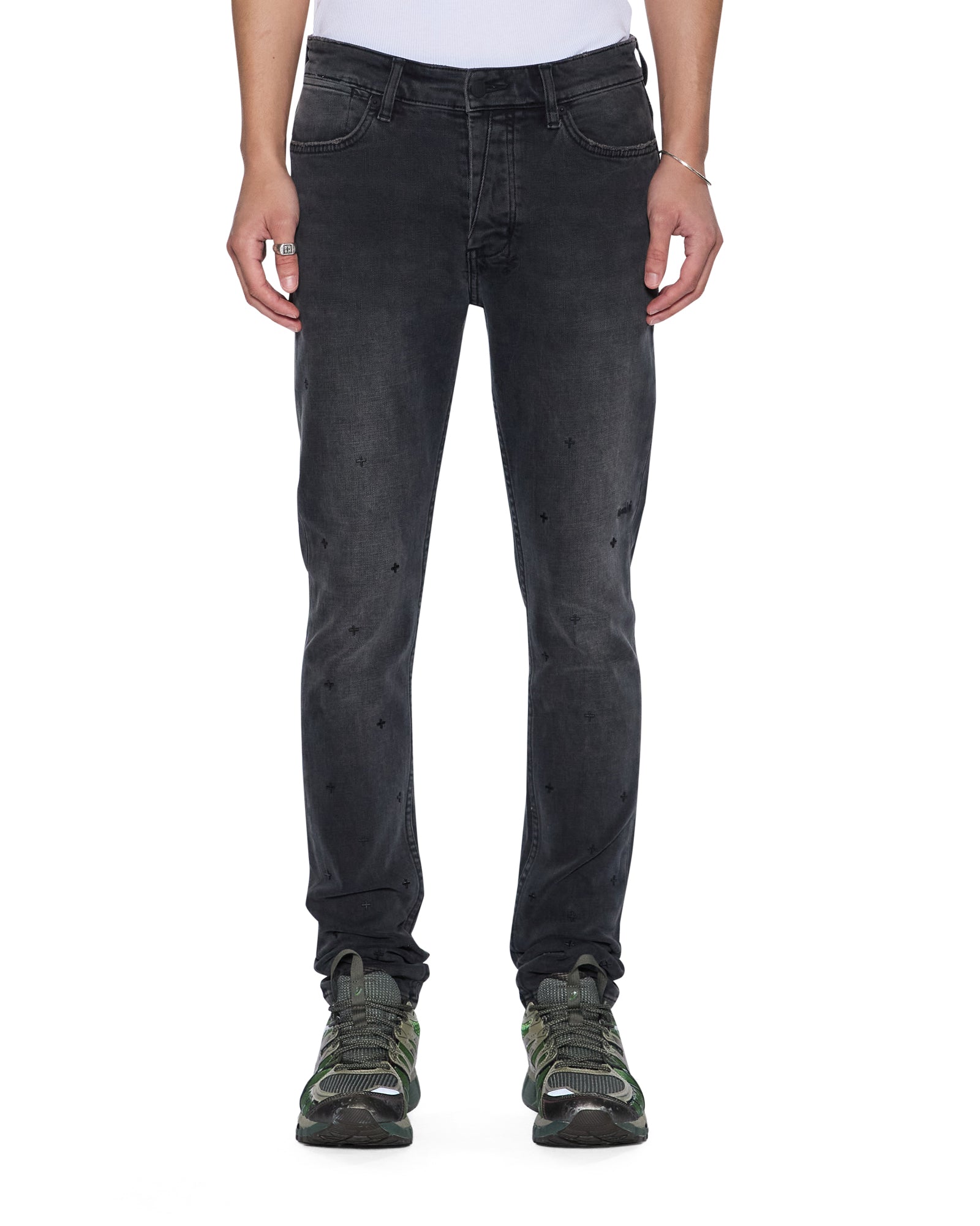 MENS  VAN WINKLE 3RD DEGREE BLACK 99 SKINNY DENIM JEANS