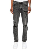 MENS VAN WINKLE ANGST TRASHED DENIM JEANS