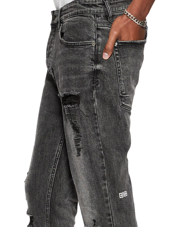 Mens Van Winkle Angst Trashed Skinny Denim Jeans | Ksubi ++
