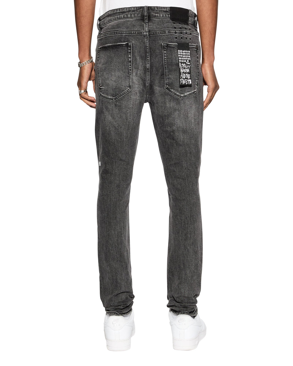 MENS VAN WINKLE ANGST TRASHED DENIM JEANS