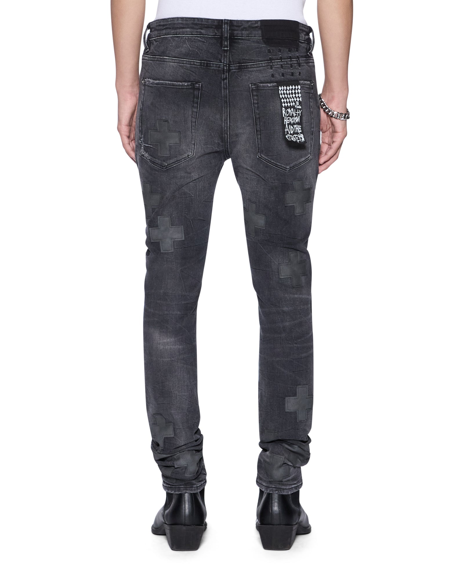 ksubi 28インチ デニム 正規品 KSUBI スビ☆チッチ レイドブラック ジーンズ タグ スリムタイプ