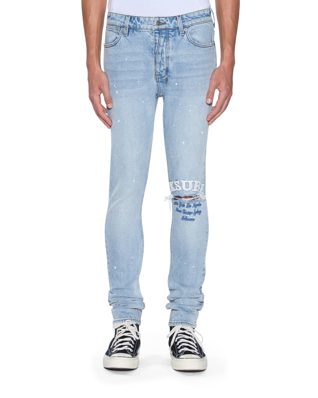 MENS VAN WINKLE DUKE BLUE DENIM JEANS