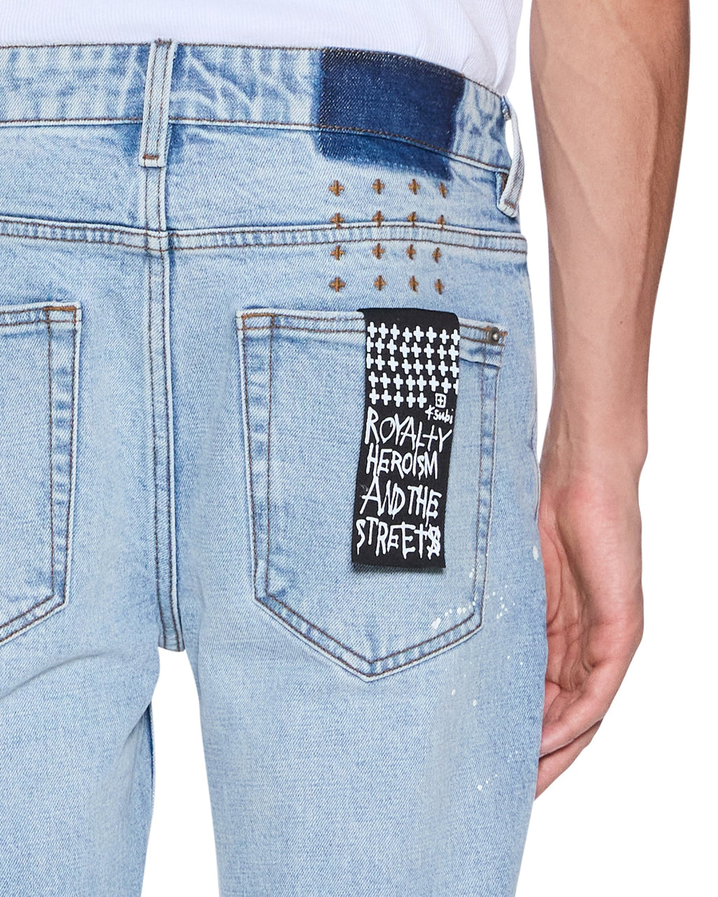 MENS VAN WINKLE DUKE BLUE DENIM JEANS
