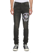 MENS VAN WINKLE GRAPHITE ANGUISH DENIM JEANS