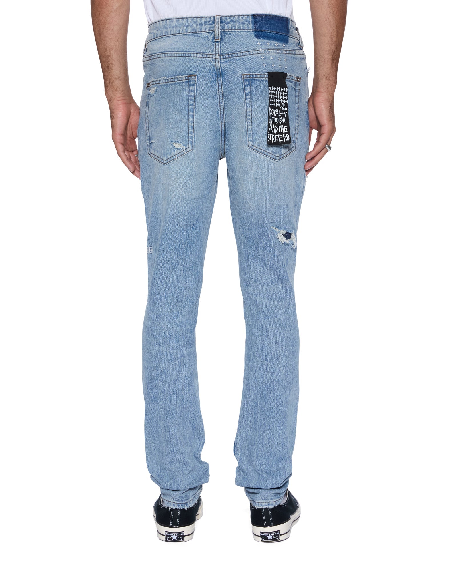 MENS  VAN WINKLE PAINTER REPAIR SKINNY DENIM JEANS