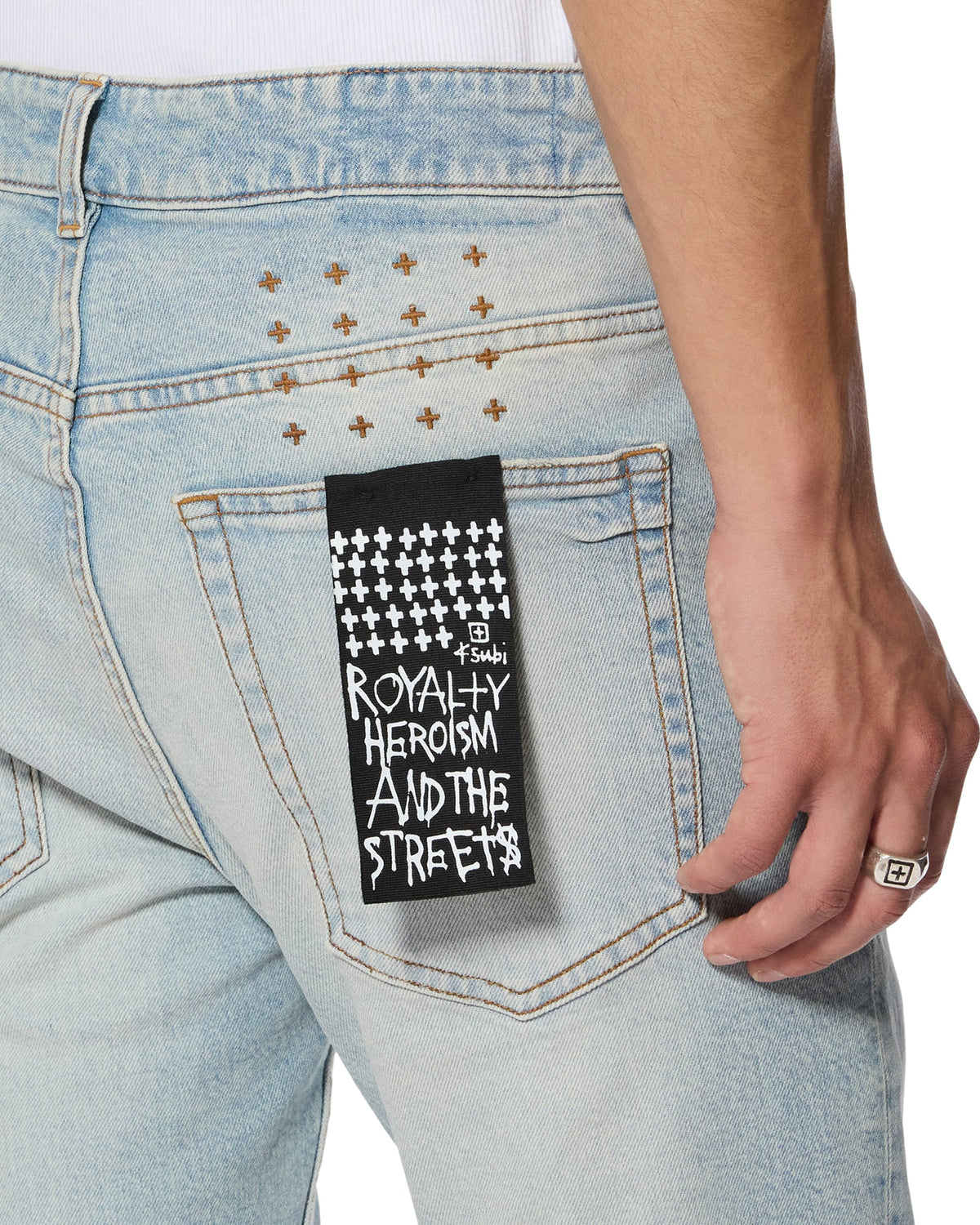 Mens Van Winkle Paragon 1999 Skinny Denim Jeans - Denim