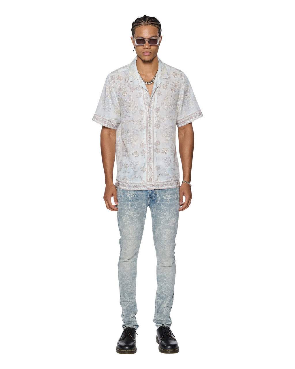 Mens Van Winkle Punk Eternity Skinny Denim Jeans - Denim
