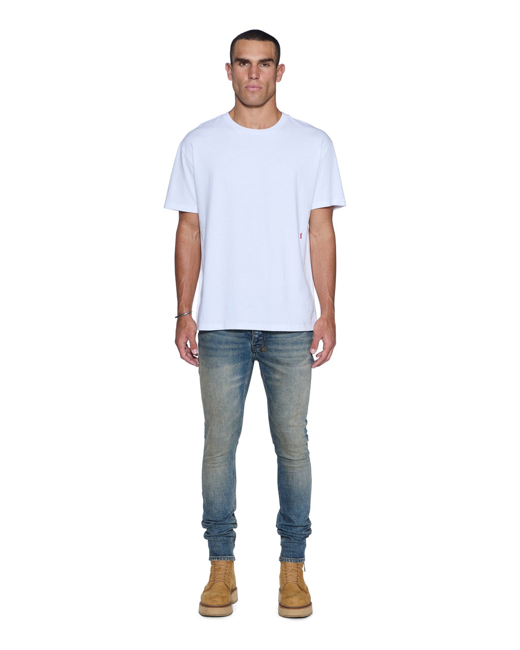 MENS VAN WINKLE RE-UP BLUE DENIM JEANS