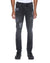 MENS  VAN WINKLE ROADHOUSE BLACK PATCHED SKINNY DENIM JEANS