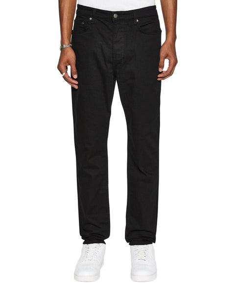 Mens Wolfgang Laid Black Tapered Denim Jeans | Ksubi ++