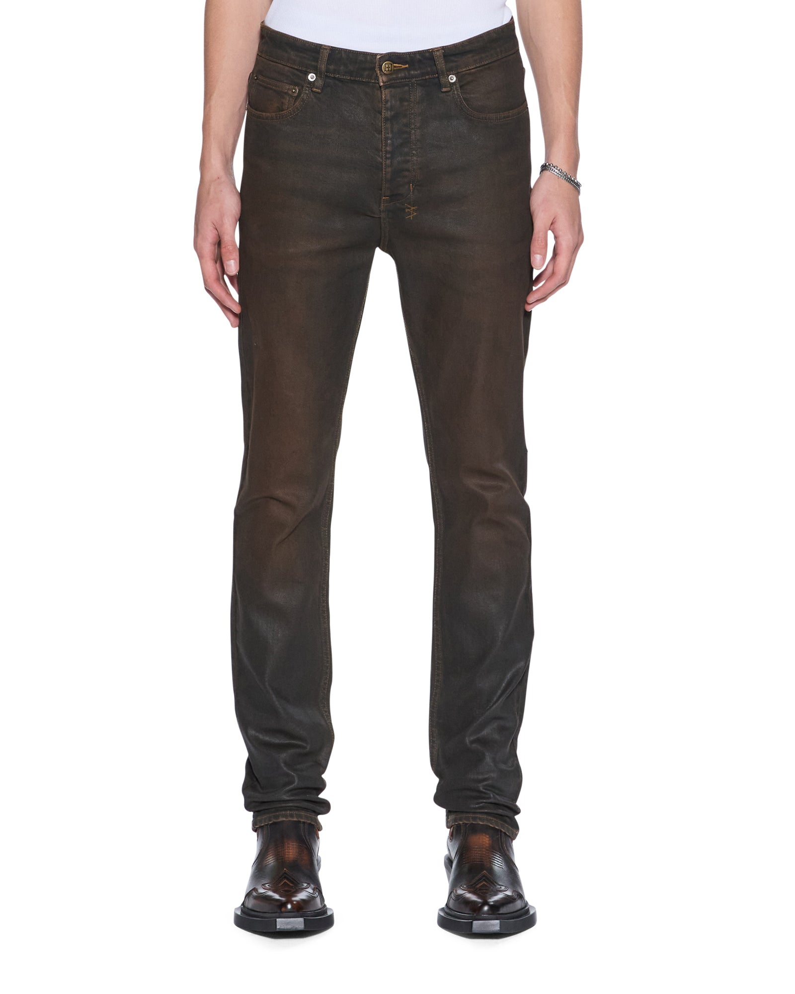 MENS  CHITCH GREASE SLIM DENIM JEANS