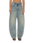 WOMENS  BARREL JEAN FOLK BARREL LEG DENIM JEANS