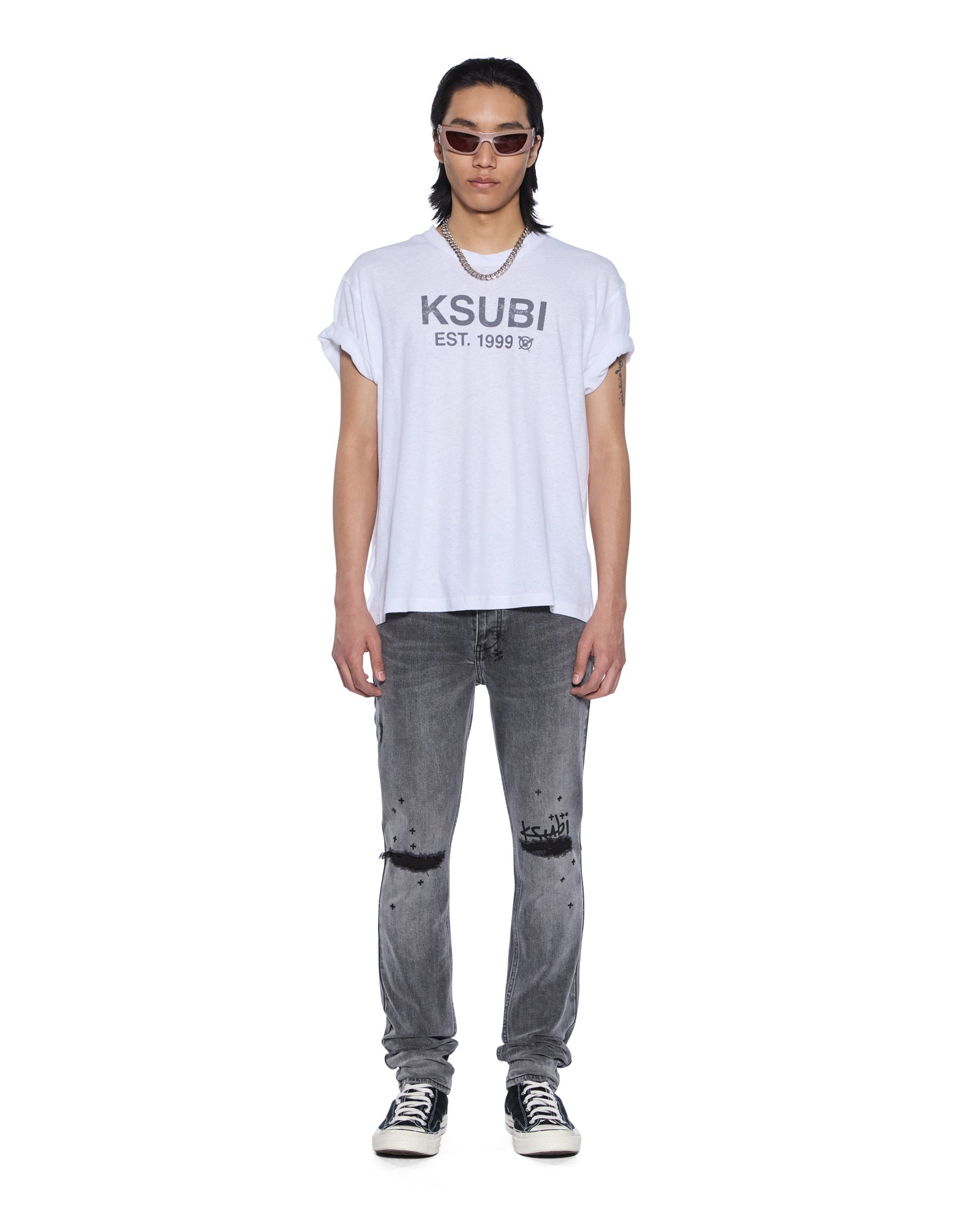 Chitch Sinners 1999 Slim Fit Jeans - Blue Denim | Ksubi ++