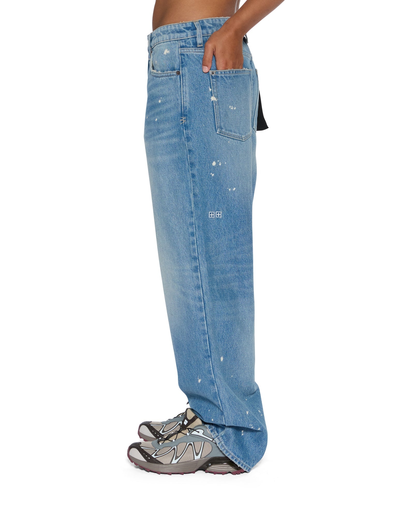 WOMENS  EMPIRE JEAN SURGE RELAXED STRAIGHT DENIM JEANS