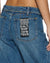 WOMENS  LOW RIDER FLIP AGED RELAXED DENIM JEANS