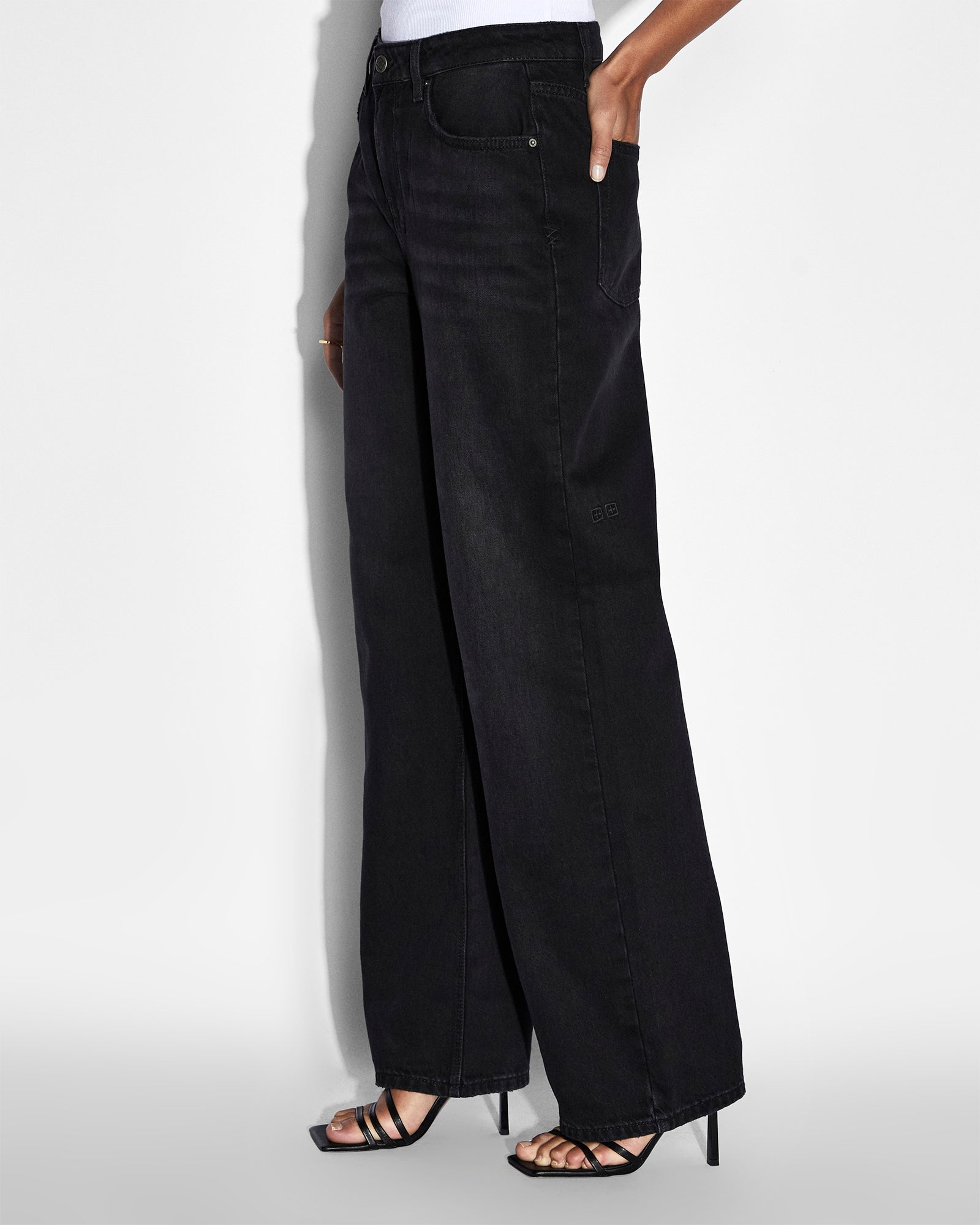 WOMENS  LOW RIDER TWILIGHT RELAXED DENIM JEANS