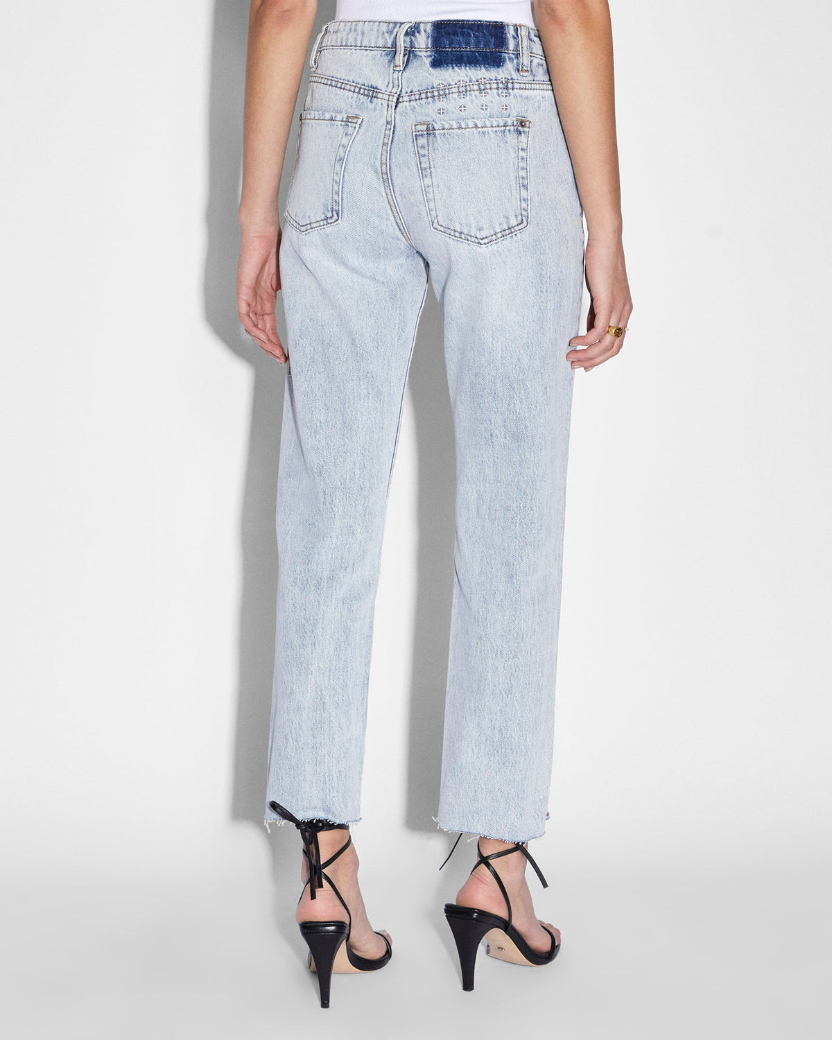 WOMENS NINE O MUSE PANEL DENIM JEANS