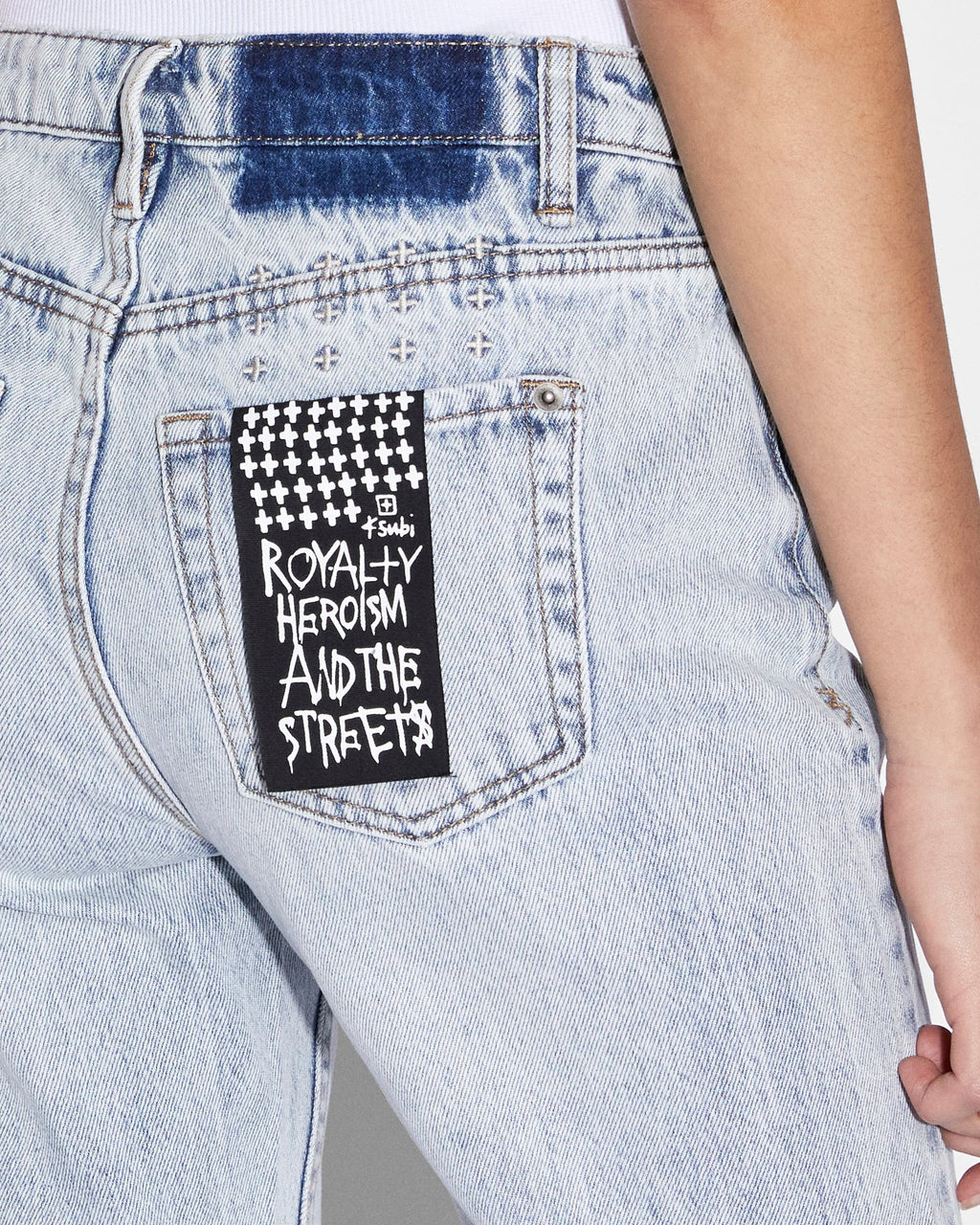 WOMENS NINE O MUSE PANEL DENIM JEANS