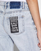 WOMENS NINE O MUSE PANEL DENIM JEANS