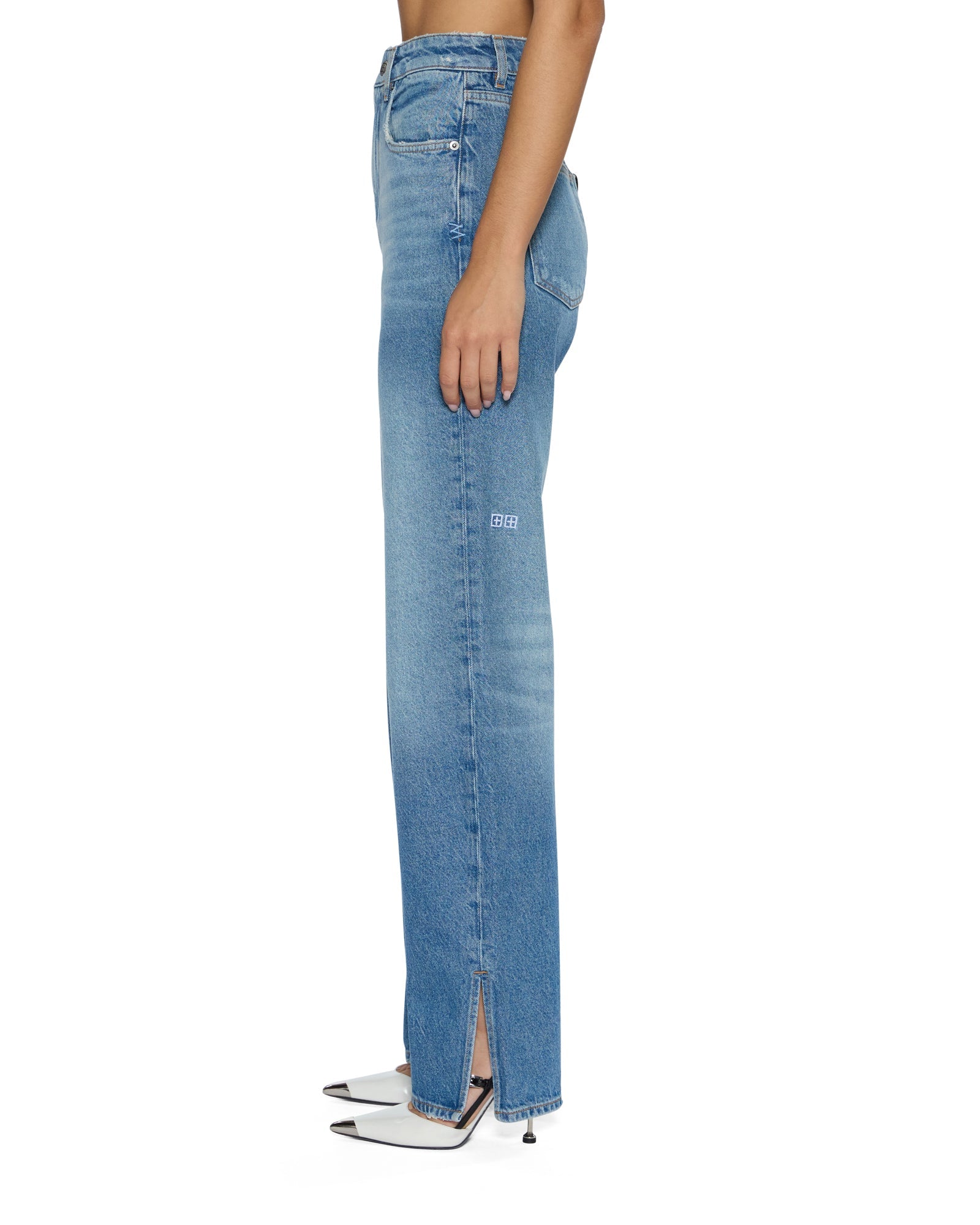 WOMENS  PLAYBACK SPLITS TRU VINTAGE RELAXED DENIM JEANS