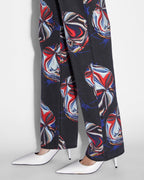 Womens Ksubi X P.e Nation Playback Warped Straight Denim Jeans - Multi Colour
