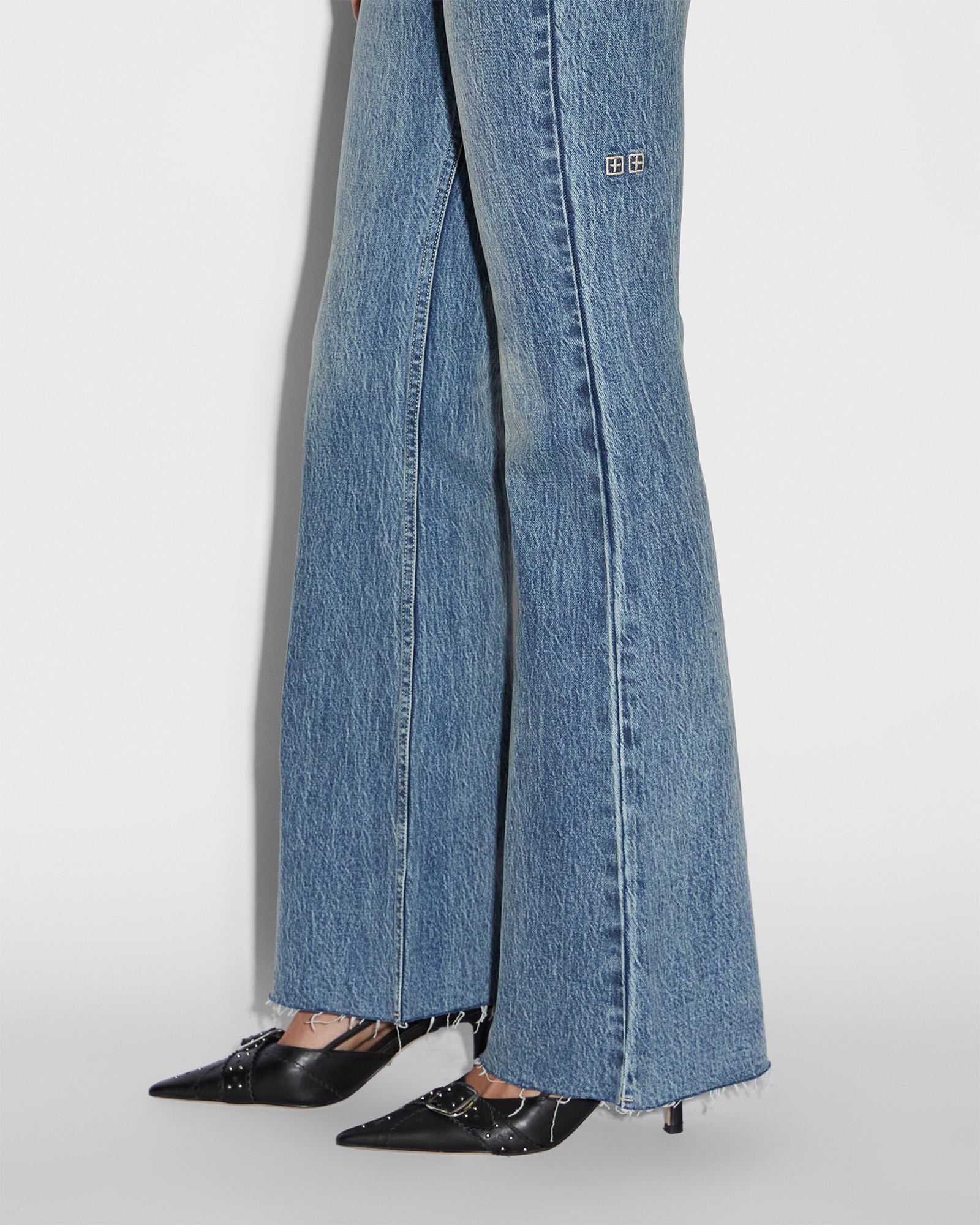 WOMENS  SOHO OVERKAST FLARE DENIM JEANS