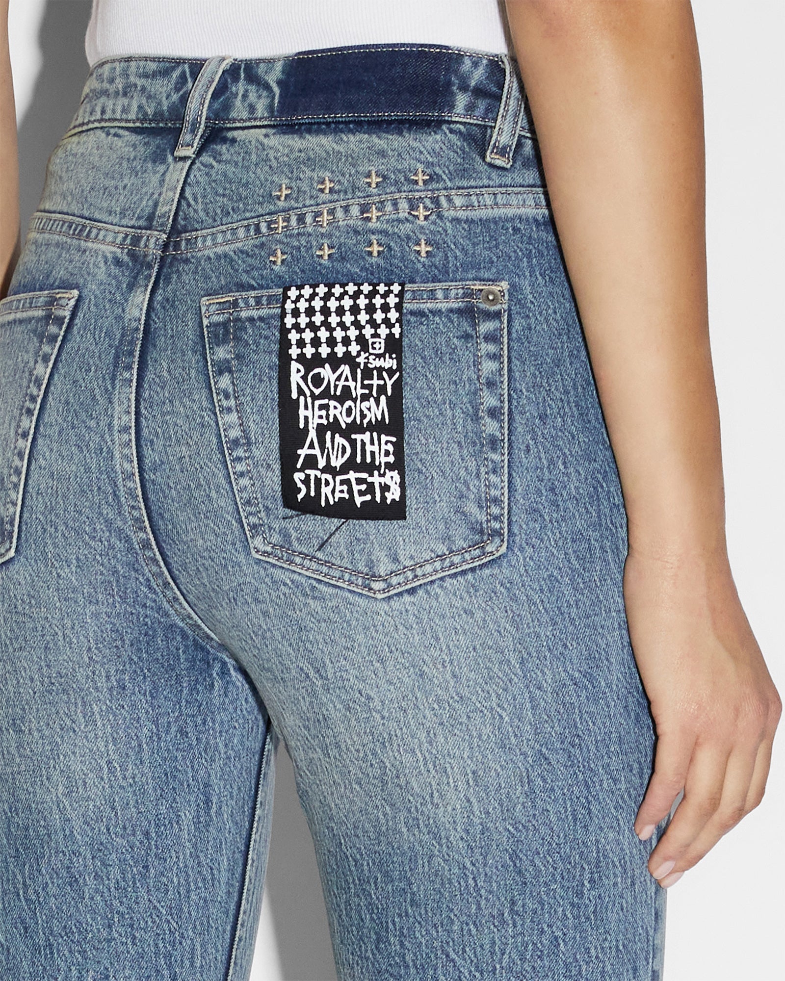 WOMENS  SOHO OVERKAST FLARE DENIM JEANS