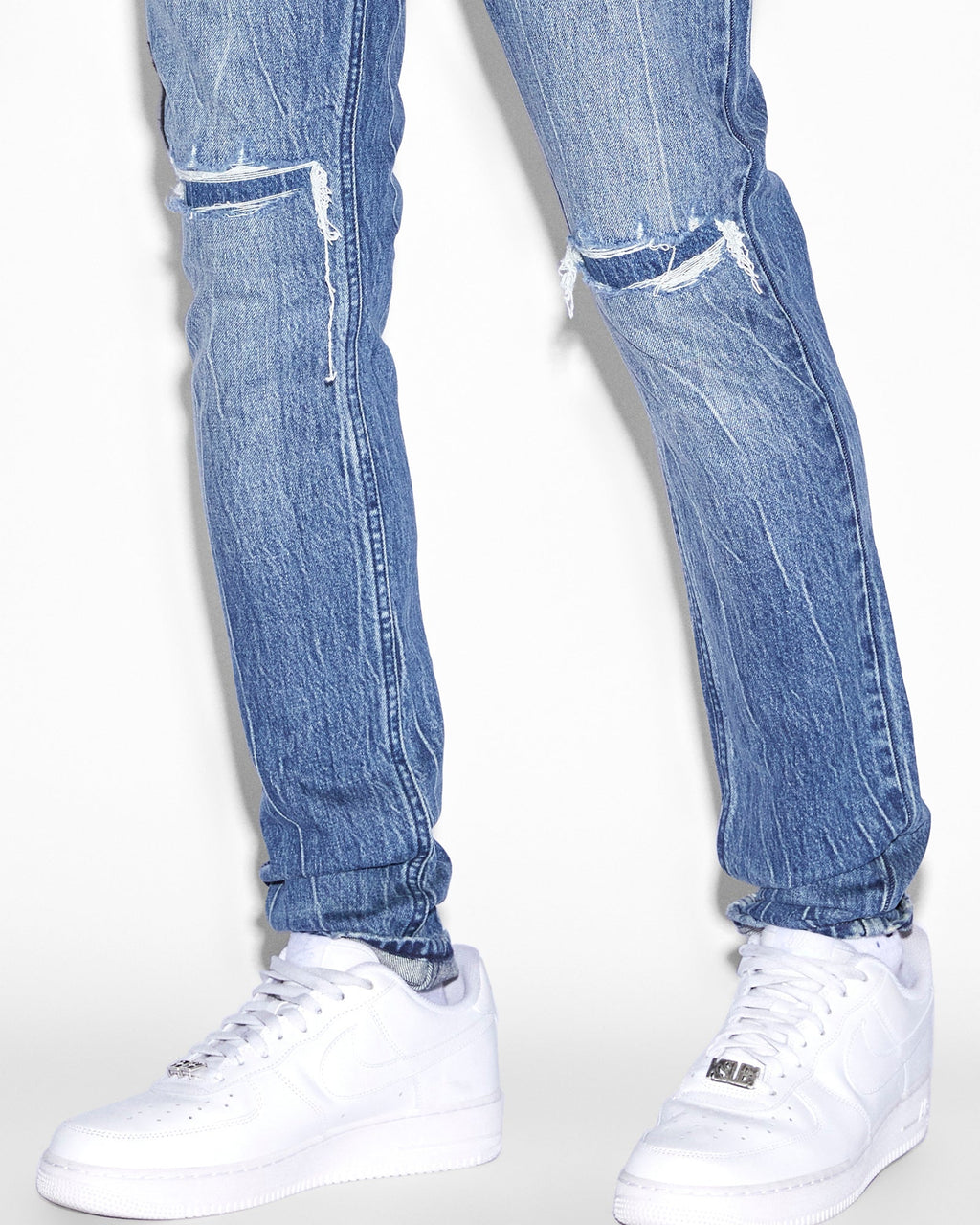 Mens Van Winkle Bluuu Skinny Denim Jeans - Denim