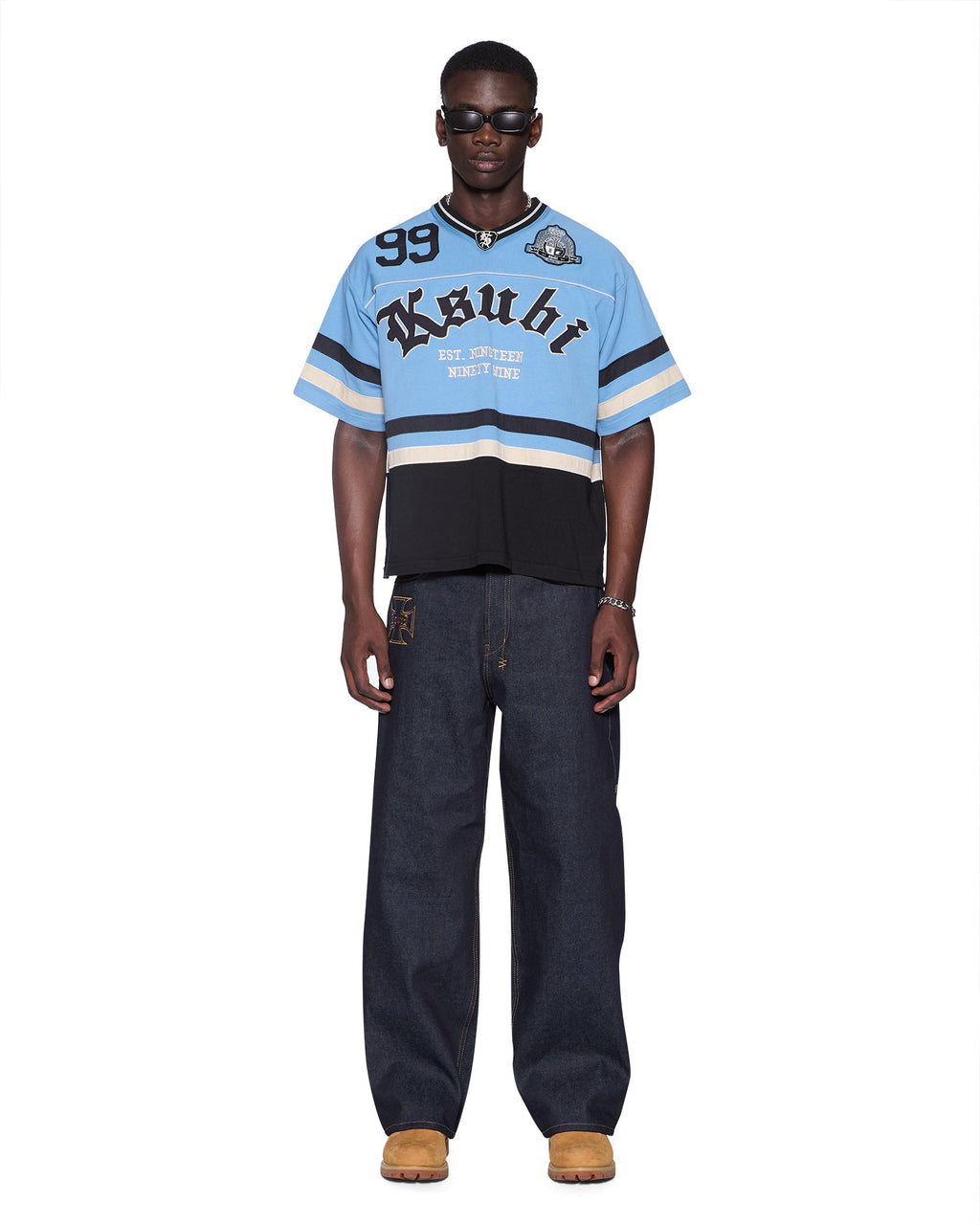MENS IDOL DUKE SS JERSEY NUE BLUE FASHION TOPS