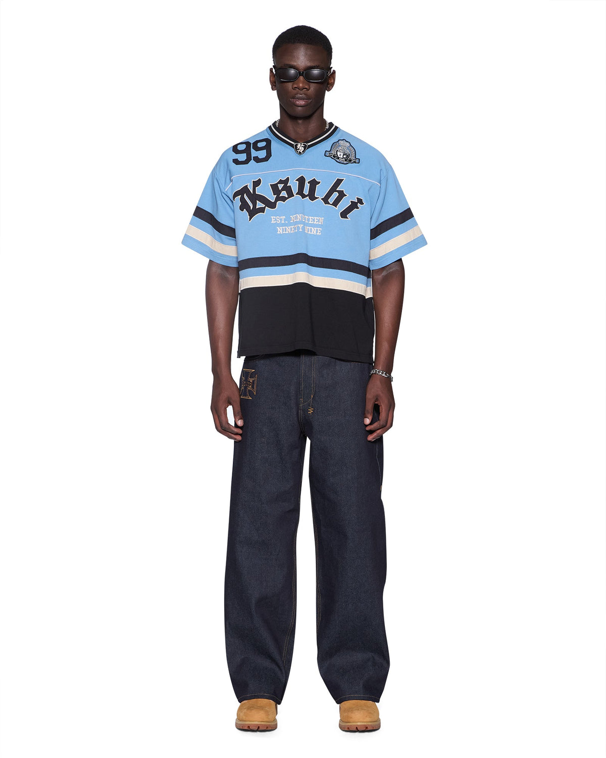 MENS IDOL DUKE SS JERSEY NUE BLUE FASHION TOPS
