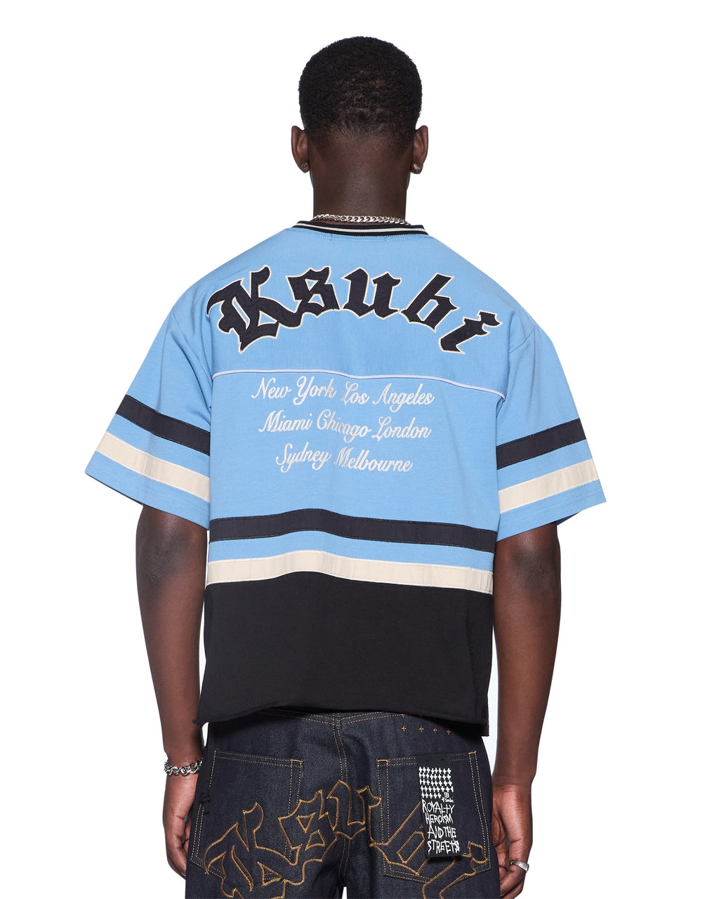 MENS IDOL DUKE SS JERSEY NUE BLUE FASHION TOPS